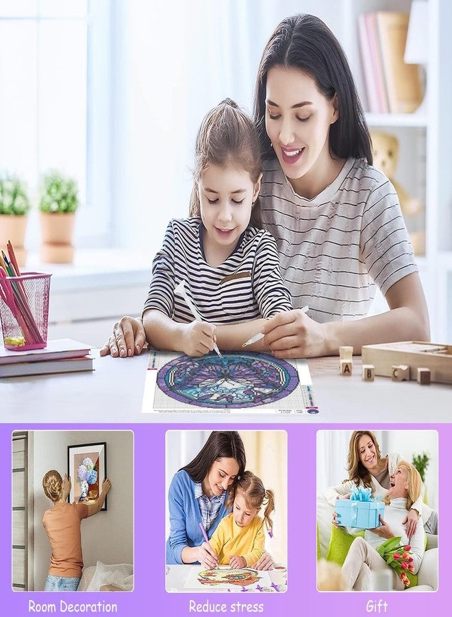 TREXEE DIY 5D Diamond Painting Kit for Adults & Kids Butterfly Diamond Painting Kits, DIY Painting By Numbers , Diamond Paint By Numbers Kit Very Suitable for Home Leisure and Wall Decoration, Canvas PaintingGift for Kids and Adults - Image 4